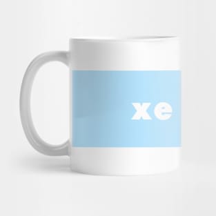 xe / xir - blue Mug